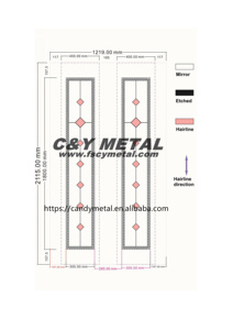 ห้องโดยสารลิฟต์สแตนเลสเกรด316ดีไซน์ทนไฟผลิตจากจีน - Product Image 4