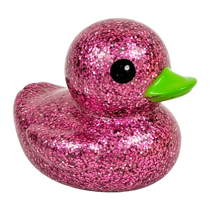Bán Buôn <span class=keywords><strong>10Cm</strong></span> Vinyl Vàng Bột Nổi Sequined Vịt Biểu Tượng Tùy Chỉnh Mềm Tắm Sẵn Sàng Bé Tắm Đồ Chơi Cho Trẻ Mới Biết Đi Cao Su - Product Image 5