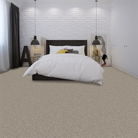 Moquette unie de luxe lavable en polypropylène (PP) tuftée, à poils coupés, mur à mur, en rouleaux pour usage domestique