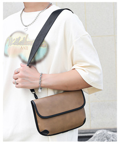 Bolso Bandolera Deportivo Casual para Hombre, de Piel Sintética, Unisex, para Viajes, Nuevo, a la Moda, para Móvil - Product Image 6