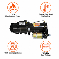 Chauffe-eau 17KW pour moteur 12V/24V, chauffe-liquide diesel avec pompe, préchauffage au froid pour camion, bus, camping-car