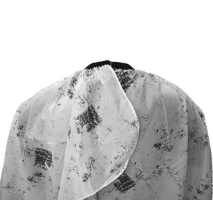 Delantal de poliéster con estampado de calavera para peluquería, capa de diseño para estilistas, suministros de salón, vestido de barbero - Product Image 5