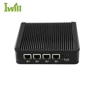 Tốt nhất người bán j4125 mini không Quạt PC 4 in-tel 2.5 gam LAN Port Mini PC 4 Ethernet tường lửa Micro thiết bị