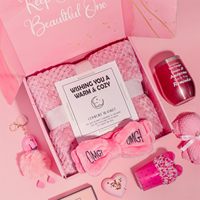 Coffrets cadeaux de bain aux bougies d'aromathérapie Uionen, chaussettes en forme de gâteau, boîtes cadeaux roses, cadeaux de la Saint-Valentin, cadeaux d'anniversaire, souvenirs