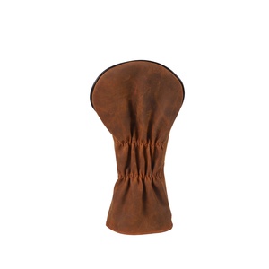 Yopral personnalisé marron en cuir véritable 460CC couvre-chefs <span class=keywords><strong>de</strong></span> pilote logo brodé couvre-chefs <span class=keywords><strong>de</strong></span> club en bois <span class=keywords><strong>de</strong></span> golf - Product Image 4