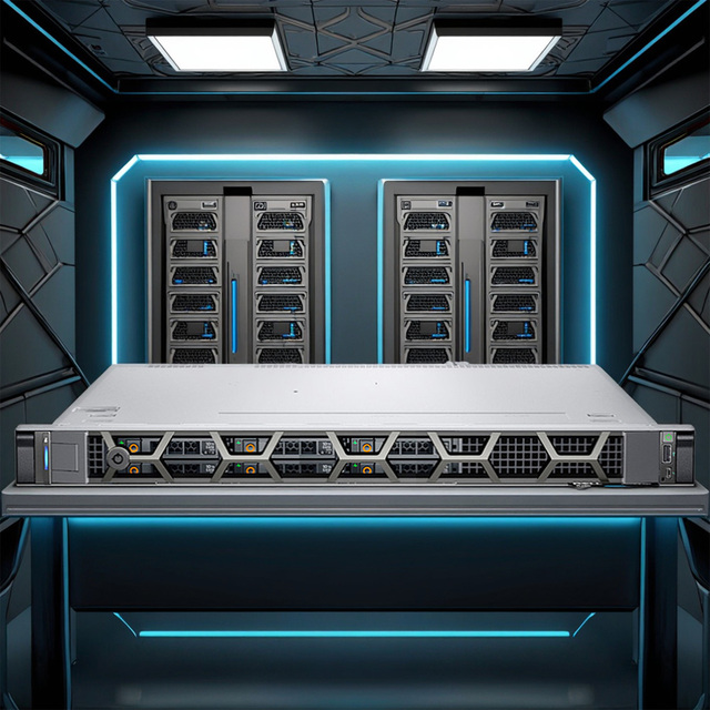Dell High Quality PowerEdge Server R260 With E-2414 Processor 16GB DDR5 RAM H355 450W Power Supply R260 1U Rack Server