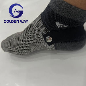 Chaussettes Axeman de haute qualité, chaussettes en maille de chaîne, acier inoxydable, botte | Chaussettes résistantes aux coupures pour la sécurité au travail | Chaussettes en métal antidérapantes durables - Product Image 3