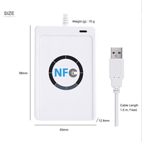 Fonkan — lecteur de cartes intelligent nfc acr122, lecteur de cartes, sans contact, 13.56mhz, vente en gros