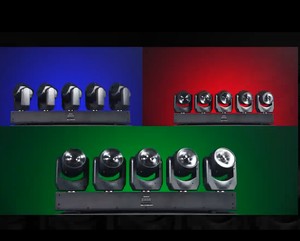 Популярный светодиодный прожектор 5*60 Вт RGBW с подвижной головкой, DMX512, для диджеев, концертов, мероприятий, сценического освещения - Product Image 4