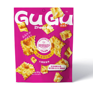 Galletas de Soda - Galletas Sin Freír, Snack Saludable, No Engordan, Tres Sabores, Venta al por Mayor de Fábrica, Galletas con Sabor a Calamar - Product Image 1