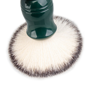 Nouvelle brosse à raser manuelle pour homme en vert avec manche en plastique et poils en nylon doux, adaptée à l'utilisation avec <span class=keywords><strong>de</strong></span> la mousse à raser - Product Image 4