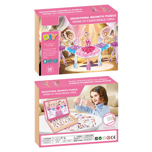 Bán Buôn Tùy Chỉnh Ngọt Ngào Công Chúa Chủ Đề Từ Tự Làm Câu Đố Trò Chơi Cho Trẻ Em - Product Image 6