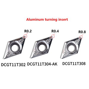 DCGT11T304 CNC Lathe Carbide Cắt Công Cụ Tiện DCGT11T308 AK Gia Công Nhôm Đồng Quay Chèn DCGT - Product Image 2