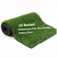 Gazon artificiel synthétique pour la décoration de jardin et d'aménagement paysager, tapis de gazon artificiel pour l'extérieur et l'intérieur, rouleau de gazon artificiel en PE
