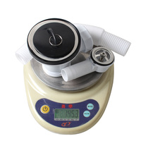 TALEA Fregadero de cocina de acero inoxidable Mini cesta Colador Tapón Fregadero de residuos Kit de residuos (70MM * H75mm) con desbordamiento de la XJ133C010-U