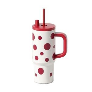 Gobelet isotherme de voyage 720 ml (24 oz) avec poignée, couvercle, paille et base antidérapante – Chaud ou froid - Product Image 6
