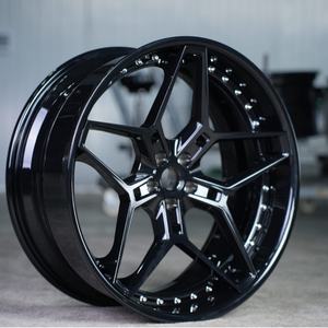 <span class=keywords><strong>Jantes</strong></span> forgées sur mesure - Alliage d'aluminium 6061-T6 17-24 pouces, PCD/ET/CB personnalisés, OEM accepté <span class=keywords><strong>pour</strong></span> BMW Benz Audi - Product Image 2