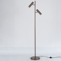 Lampes de sol en aluminium métallique modernes, décoration intérieure, lampe de sol de luxe, GU10 220V, garantie 3 ans, certifiées CE RoHS