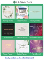 Carnet de notes de luxe personnalisable avec impression, couverture rigide, planificateur quotidien, hebdomadaire et mensuel, avec stylo à bille offert