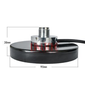 Super diamètre 90MM rond SO239 <span class=keywords><strong>prise</strong></span> Jack magnétique <span class=keywords><strong>voiture</strong></span> <span class=keywords><strong>antenne</strong></span> Base montage RG58 câble SMA connecteur - Product Image 5
