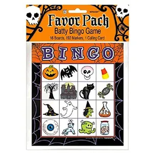 2020 new design halloween bingo card for party game