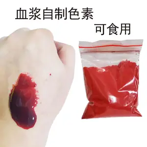 Blood Powder Homemade Plasma Color Pigment Capsule Fake Blood Special Effect Makeup Scar Effect Halloween