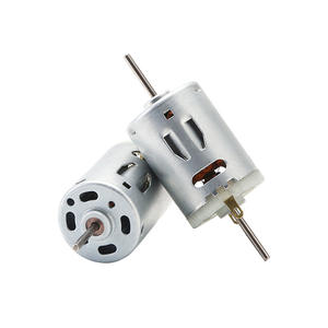 Moteur micro à arbre long 385, DC, à engrenages, couple élevé, haute vitesse, 7.4V 12V 24V, silencieux, à balais de charbon, petit moteur - Product Image 4