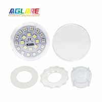 Aglare 60mm Lumières LED Cabochon pour Parcs d'Attractions et Thématiques IP65 RGBW AC24V