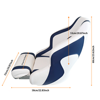 Siège de capitaine de bateau populaire en cuir PU imperméable pour bateaux et yachts