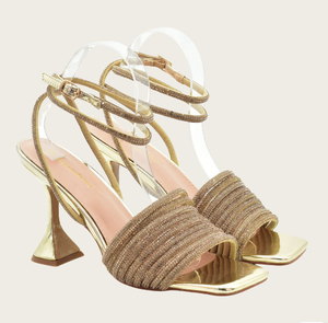 <span class=keywords><strong>Luxe</strong></span> italien solide femmes été bout ouvert talon carré sans lacet chaussures et sacs ensemble fabriqué en Chine pour les tailles de fête - Product Image 2