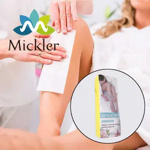 Private Label Lichaamsverzorging Ontharen Wegwerp Ontharing Wax Strips Voor Been, Arm, Onderarm, bikini Voor Vrouwen En Mannen