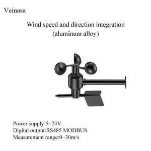 XS-WSDS02 Интегрированный датчик скорости и направления ветра 0-30 м/с, анемометр из алюминиевого сплава, измерительный анемоскоп RS485 - Product Image 3