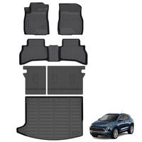 Tapis de sol de voiture 3D Tpe thermoformé Premium Tray Mats pour Buick Encore Gx Awd 2020-2024 Car Cover Carpet Foot Mats