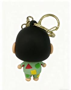Hot bán dễ thương Crayon Shin-chan Carabiner Keychain 3D <span class=keywords><strong>PVC</strong></span> Burger hình dạng phim hoạt hình Thiết kế trọng lượng nhẹ không thấm nước Phụ kiện thời trang cho - Product Image 4