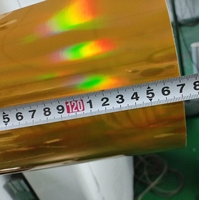 Vinyle adhésif holographique pour impression laser à solvant écologique, film publicitaire jet d'encre effet arc-en-ciel, vente chaude directe usine