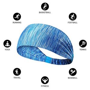 Shuntaixin-bandeau à mèches personnalisé avec Logo unisexe, bandeau de Football, Yoga, femme, bandeau de <span class=keywords><strong>cheveux</strong></span> athlétique, tissu élastique de Fitness, bandeau de Sport - Product Image 4