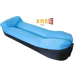 Kussen Lui Persoon Opblaasbare Bank Draagbare Outdoor Strand Lucht Slaapbank Kleur Bijpassende Luie Persoon Slaapzak Bed