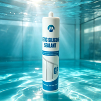 Scellant silicone ignifuge écologique industriel pour aquarium, calfeutrage pour la construction, les fenêtres et les joints de réservoirs à poissons