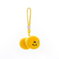 Breloque de sac en peluche sportive Kawaii et amusante, pendentif porte-clés haltère multi-styles, accessoire de sac à dos fantaisie pour équipement de fitness, cadeau