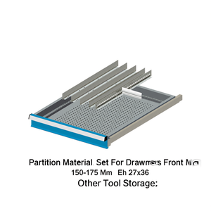 ชุดวัสดุกั้นช่องสำหรับลิ้นชักด้านหน้า 150-175 มม. Eh 27X36 ที่เก็บเครื่องมือ - Product Image 3
