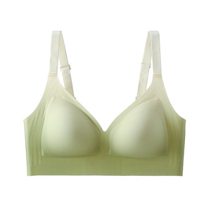 Push-Up Wireless Breathable Gradient Plus-Size Women's Jelly Seamless Bra for Adults Everyday Use - Product Image 6