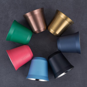 Venta al por Mayor de Vasos de Vidrio Mini de Doble Pared de Acero Inoxidable T306, Copas para Beber Vino, Vasos Pequeños para Cócteles para el Hogar, Cocina y Bar - Product Image 1