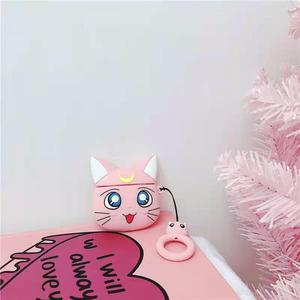 Funda 3D con dibujos animados de gato Monn para Sailor Moon, funda para Airpod, Sailor Moon - Product Image 3