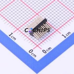 DW127R-22-12-23 Pin Header Through hole Component (THT),P=1.27mm Connector 2x6P 1.27mm 1.27mm Pin Header - Product Image 2