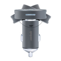 Transmetteur FM pour voiture à vente chaude avec haut-parleur intégré et chargeur de voiture mains libres QC3.0 PD Type-C