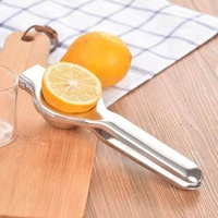Presse-agrumes manuel en acier inoxydable, presse-citron, presse-lime, outil de bar, presse-citron manuel en métal