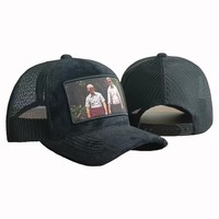 Gorra de Camionero de 5 Paneles de Terciopelo y Malla Personalizable de Alta Calidad, Diseño Bordado en 3D, Estilo Deportivo y Moderno para Invierno