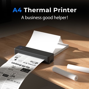 Portable MT80 Thermal <b>Printer</b> with Inkless A4 Thermal Printing High Speed USB Bluetooth Connectivity for Study Home Office - Product Image 2