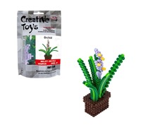 Set de Cuentas Fusibles 3D para Manualidades con Diseño de Plantas en Maceta, Kit de Cuentas para Planchar para Niños, Educación DIY y Habilidades Motoras Finas, Juguete de Flores 3D