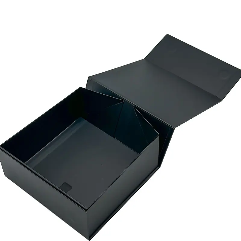 삽입 도매 블랙 마그네틱 선물 캔들 박스